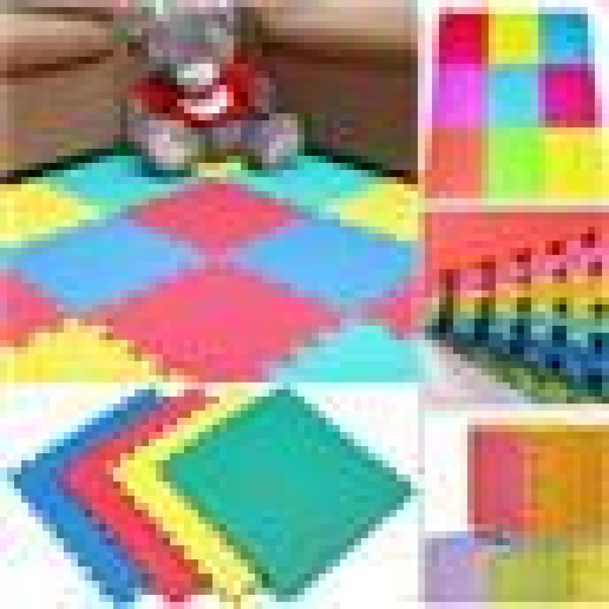 9 PACKS MULTICOLOR EVA INTERLOCKING MAT 30 X 30