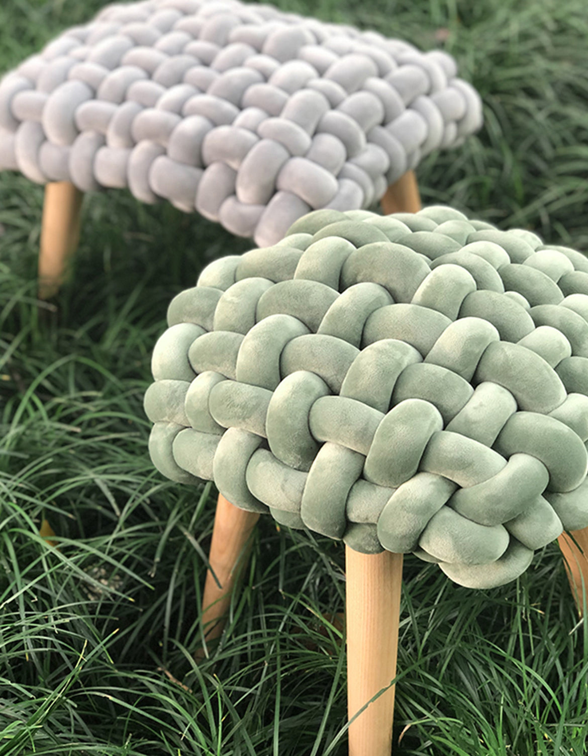 Thick Knot Dressing Table Stool