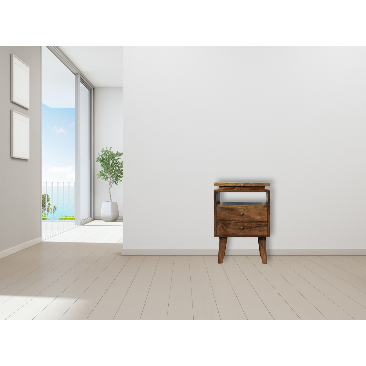 Artisan Furniture Solid Wood Platform Bedside