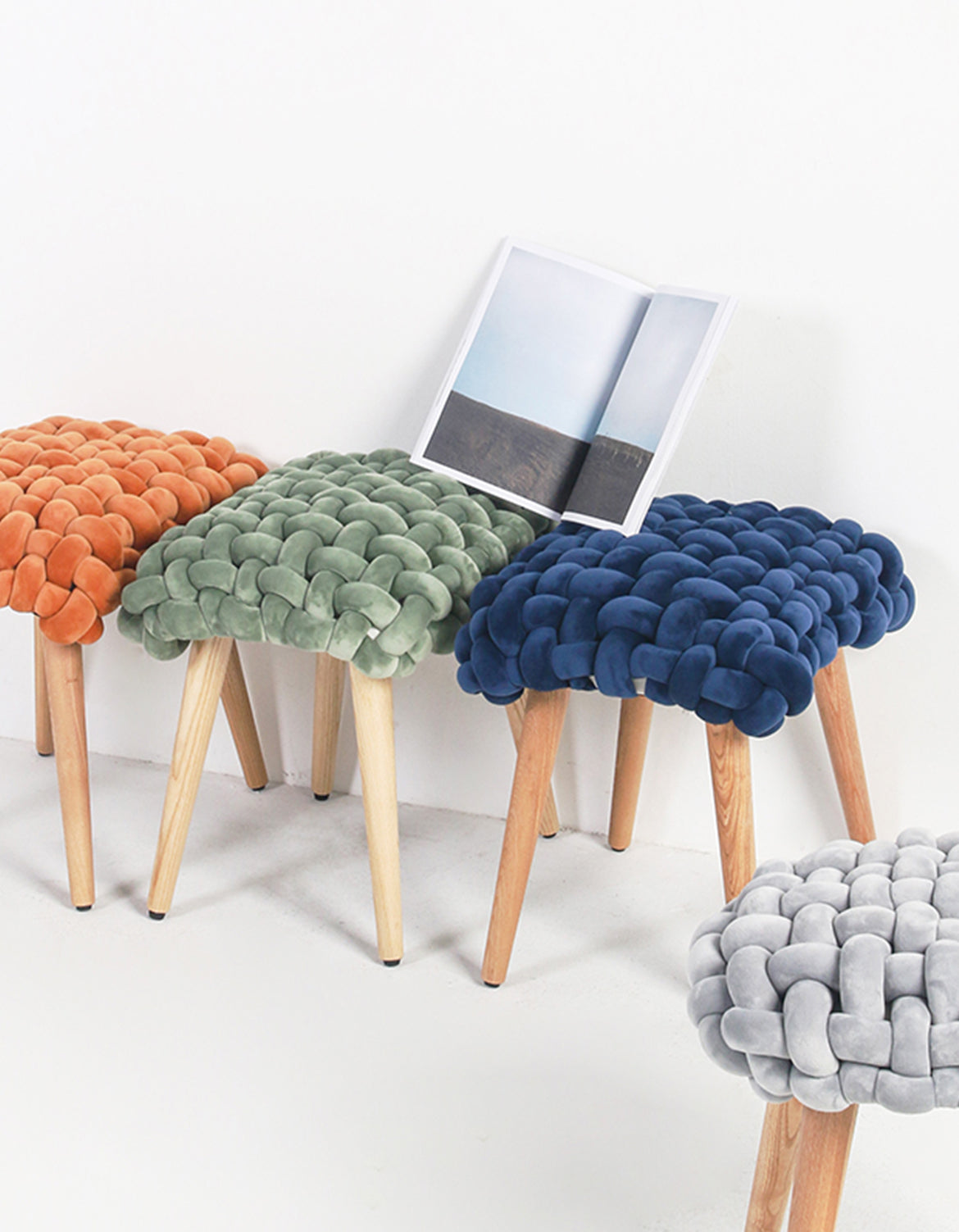 Thick Knot Dressing Table Stool