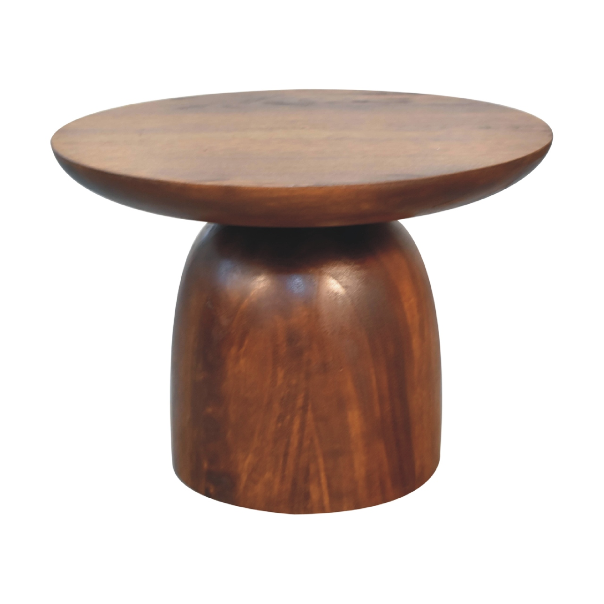 Artisan Furniture Solid Mango Wood Little Chestnut Side Table