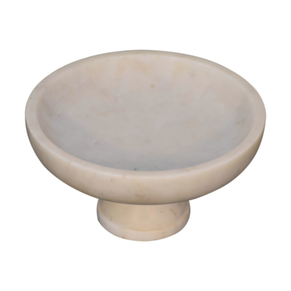 Artisan Furniture Serveware - White Marble Fruit Bowl