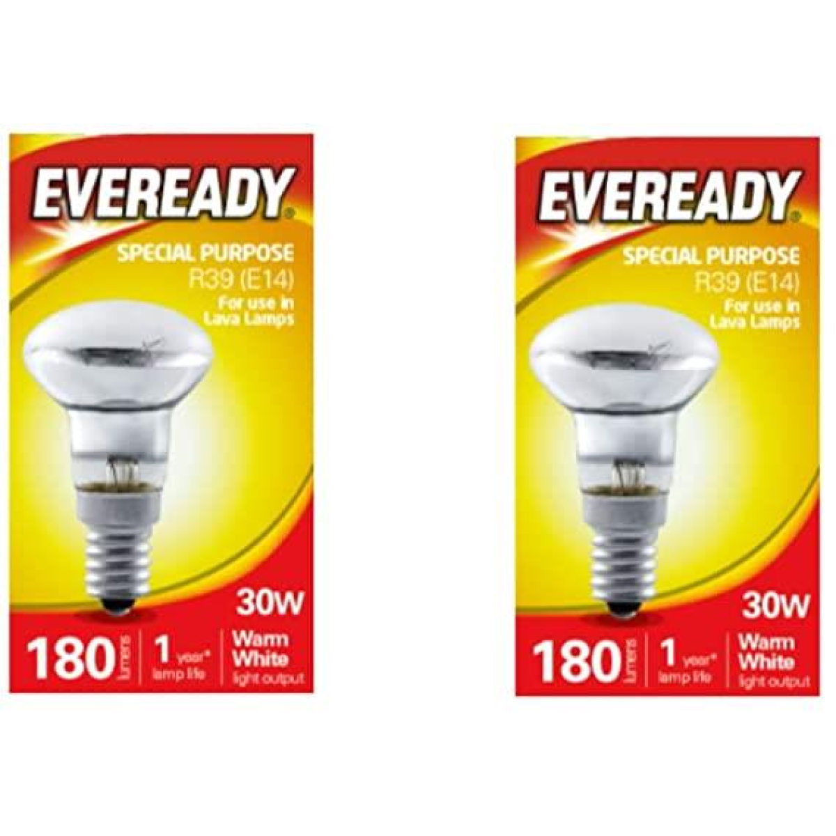 Eveready R39 30w SES Spot Lamp 180 Lumens Pack of 10