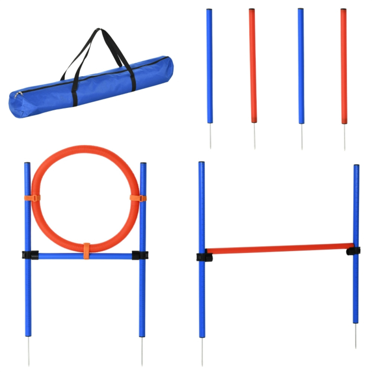 Dog agility training equipment