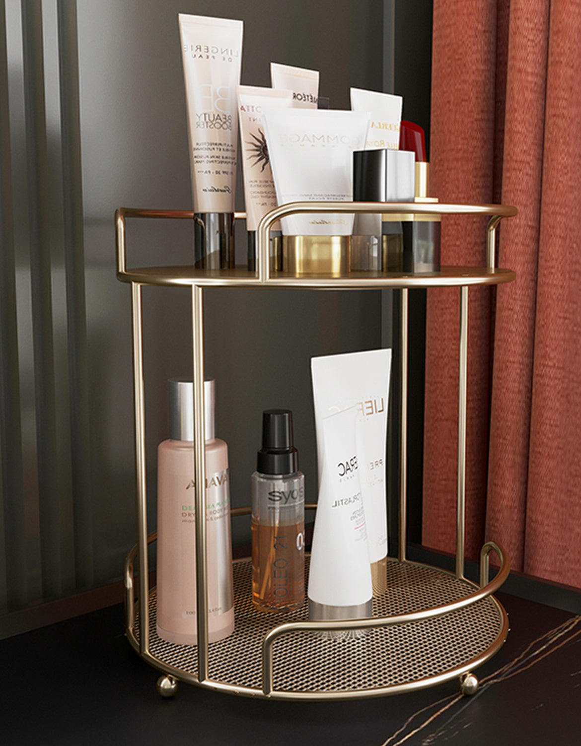 Vanity Dressing Table With LED Mirror, Clearance, Blcak