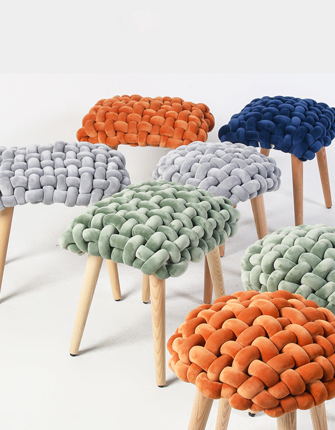 Thick Knot Dressing Table Stool