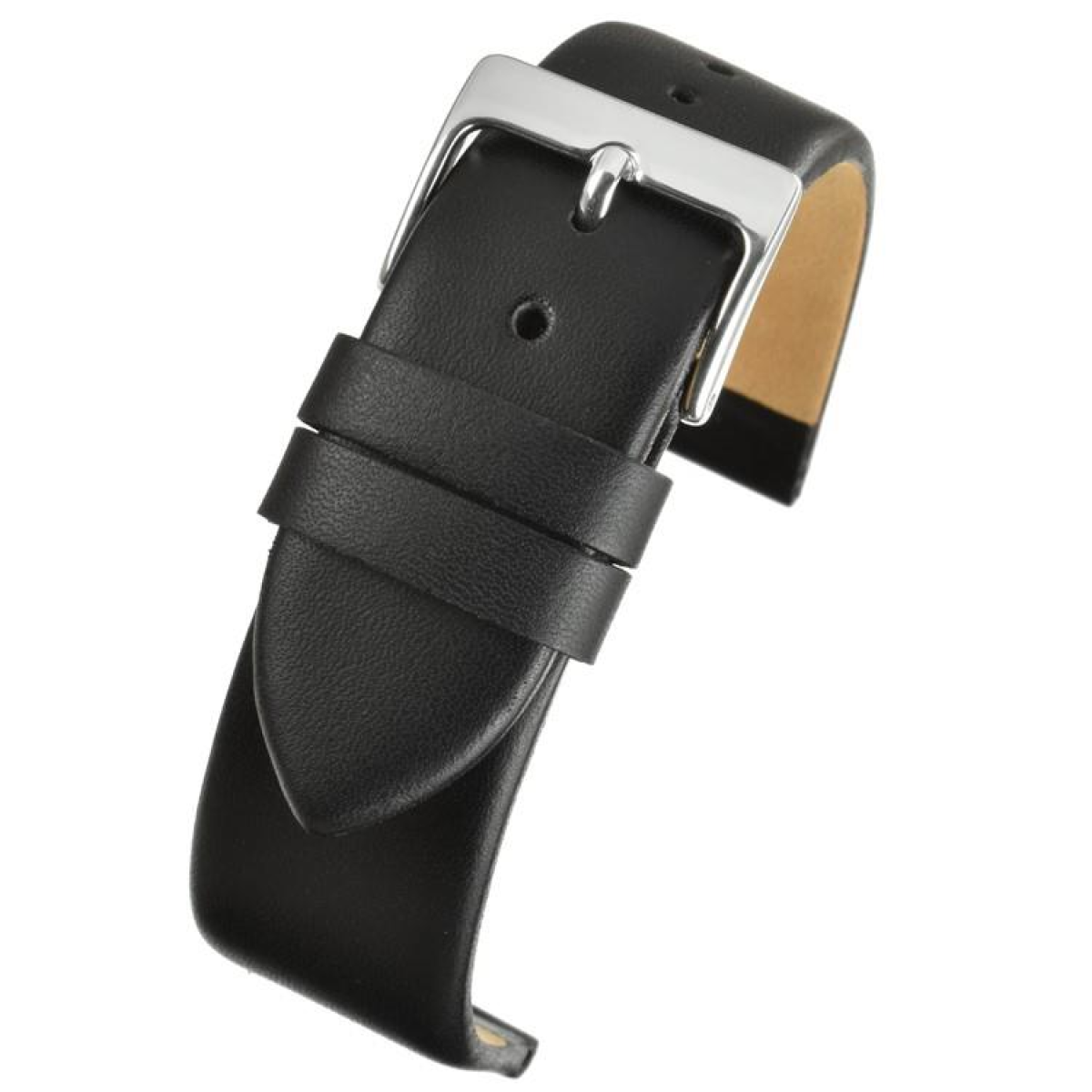 Black Calf Watch Strap 20mm
