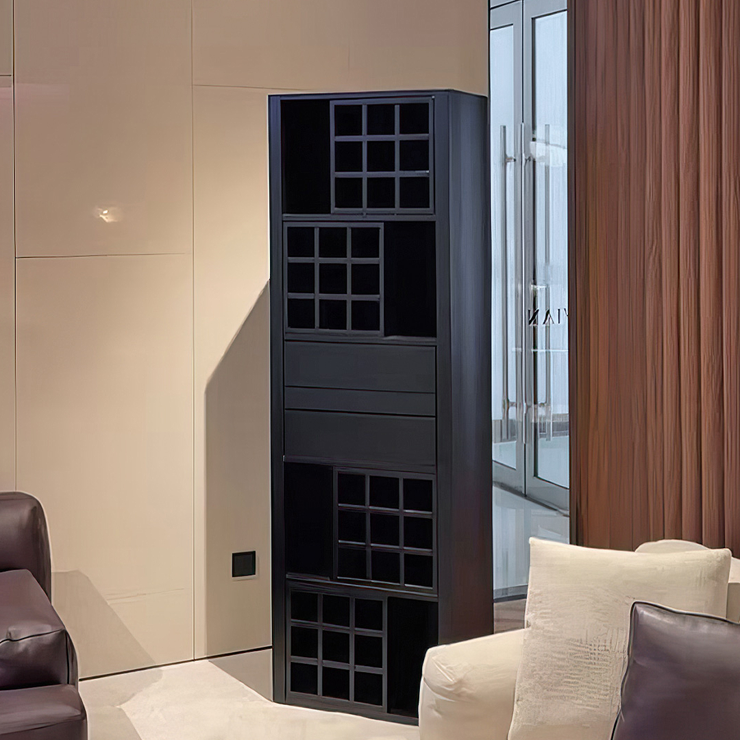 Grace Wine Cabinet, Solid Wood