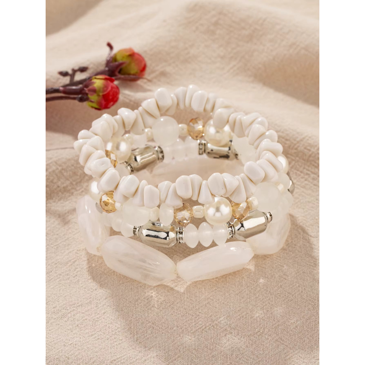 Festival Ceramic Beaded Bracelet Set
