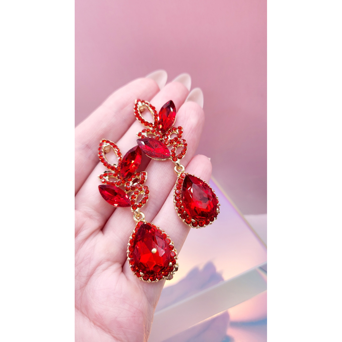 Sway Crystal Drop and Dangle Earrings