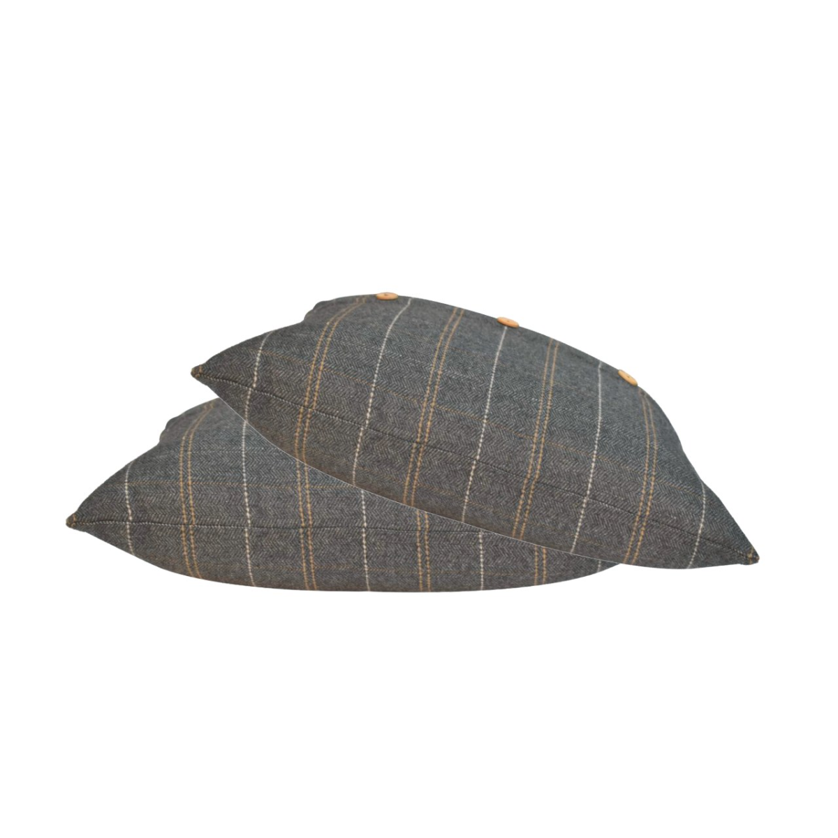 Artisan Furniture 2 Quinn Pewter Cushions, Dark Grey