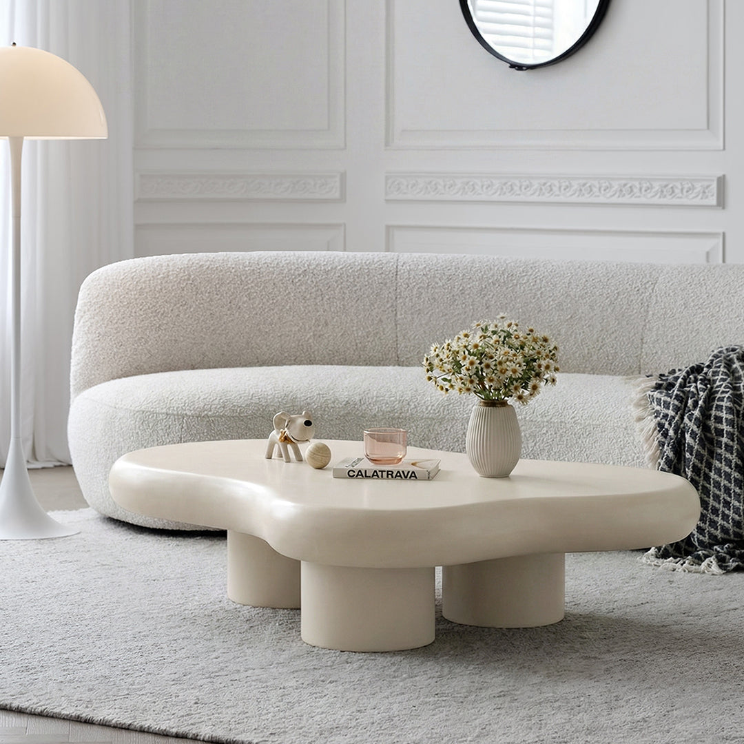 Quintus Coffee Table, Cream