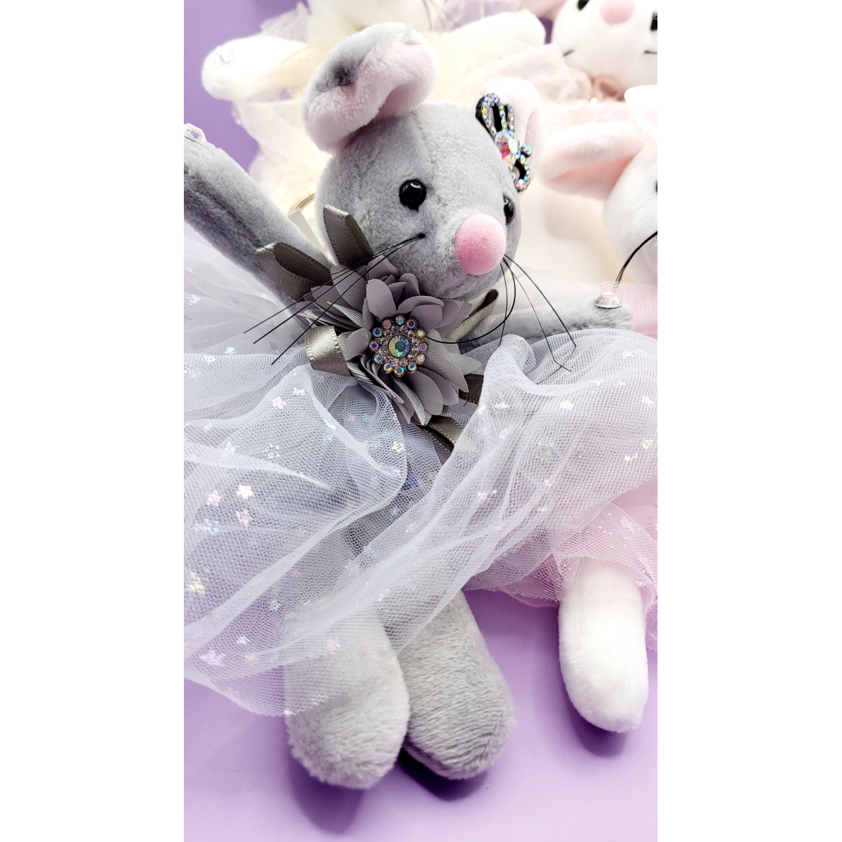 Softie Squad Mouse Bag Charm Key Ring