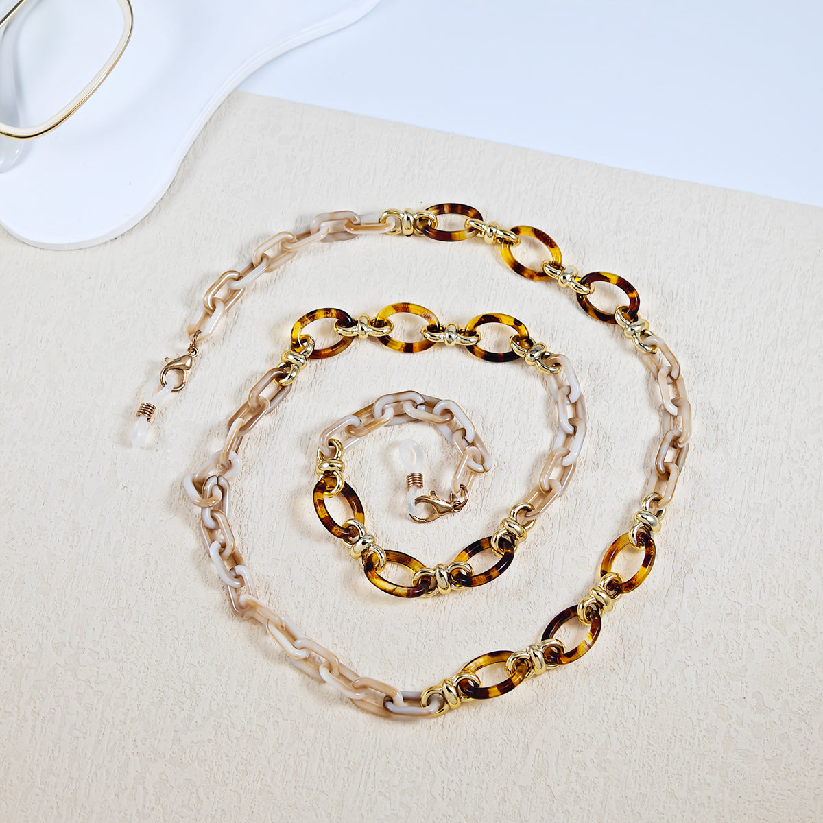 Ethnic Style, Simple And Individual Acrylic Eyeglass Chain, Neckband, Eyeglass Rope