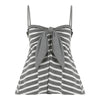 V-neck Bow-knot Design Casual Short Loose-fit Vest