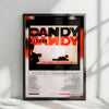 The Jesus and Mary Chain "Psychocandy" Album Cover Poster - with Complete Tracklist