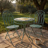 GARDEN METAL BISTRO SET - Table and 2 chairs