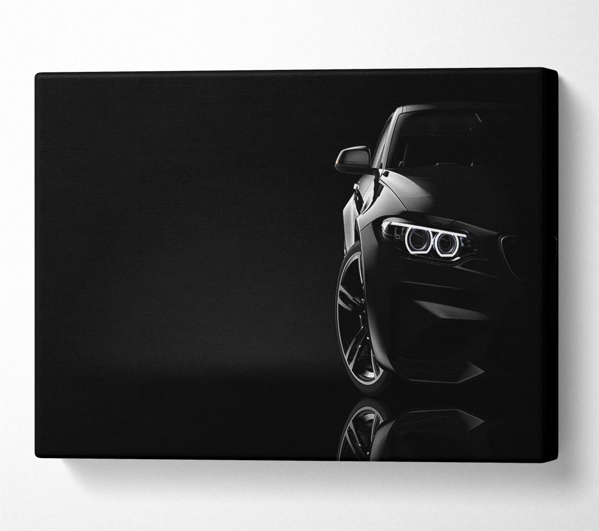 Sleek Half a car shot Canvas Wall Art