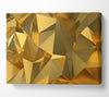 Gold Triangles closeup Canvas Wall Art