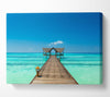 The bridge to the sea Canvas Wall Art