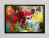 Abstract World grunge map Framed Wall Art