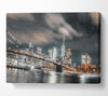 Light on the bridge in New York Canvas Wall Art