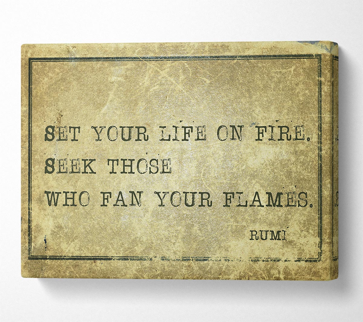 Rumi Quote Canvas Wall Art