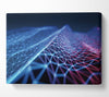 Isometric Grid in 3 dimensional view Canvas Wall Art