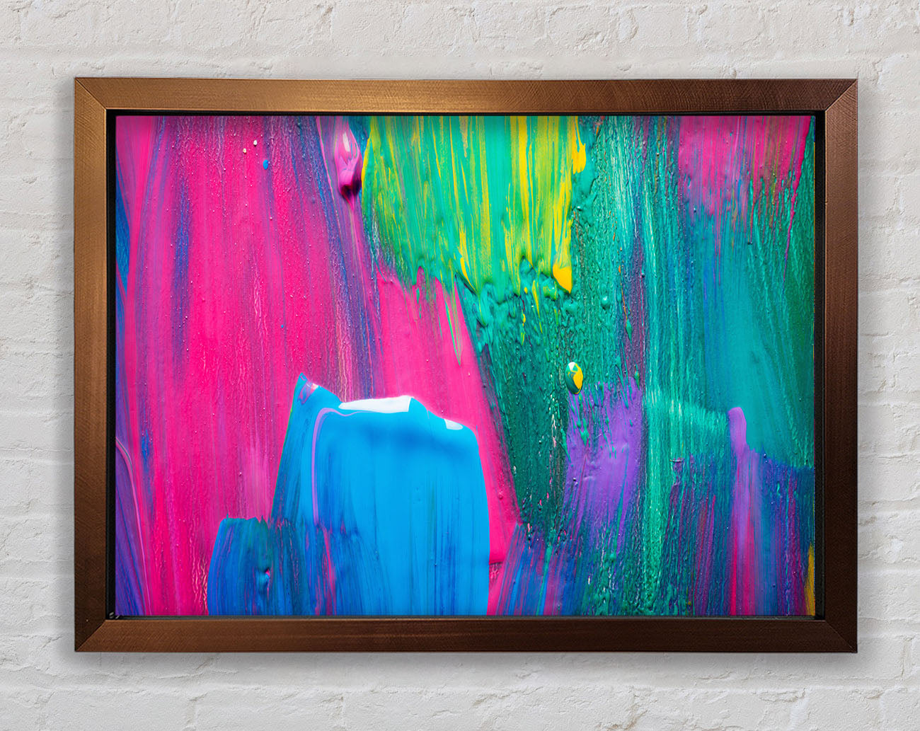 Bold paint strokes Framed Wall Art