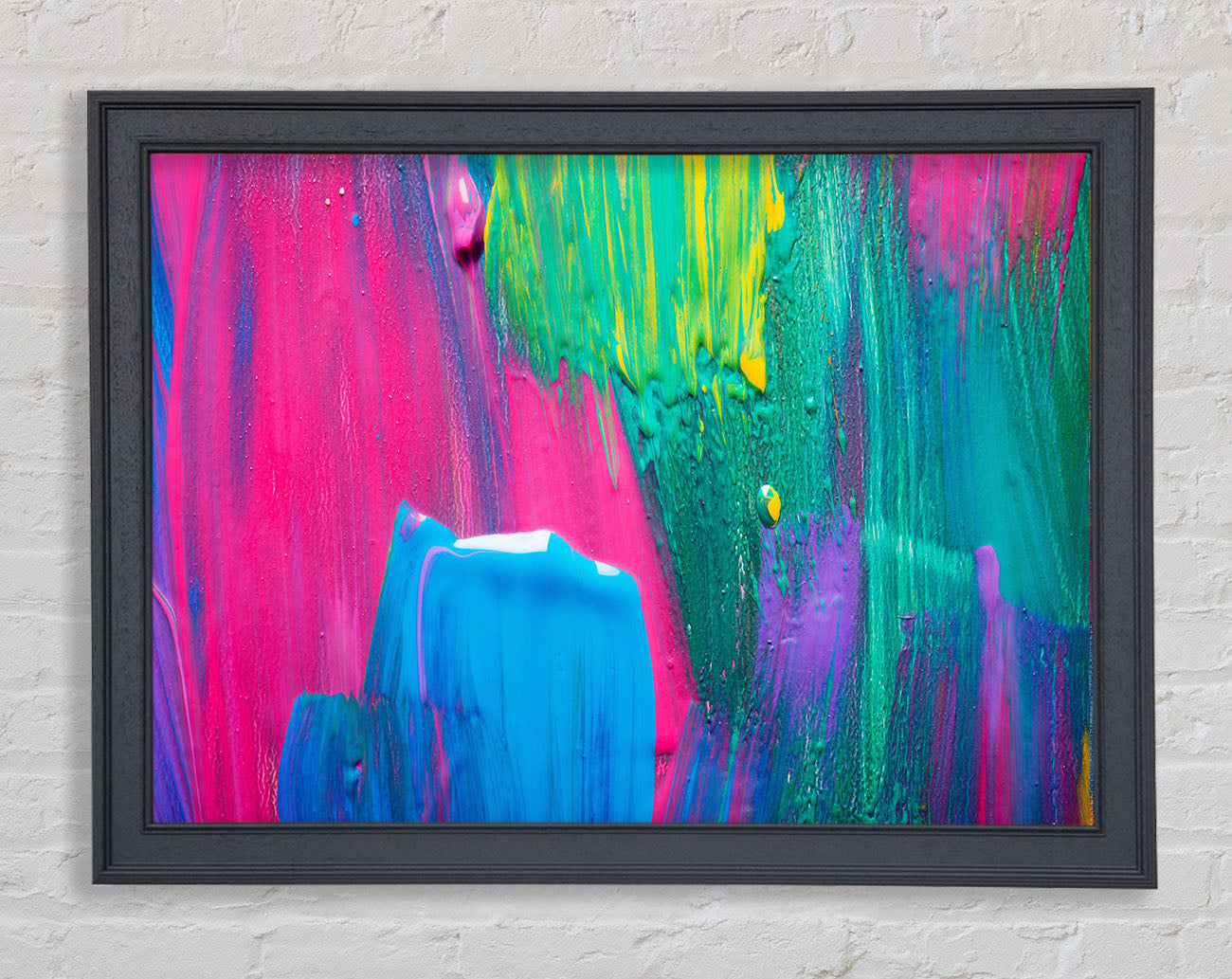 Bold paint strokes Framed Wall Art