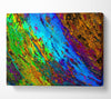 Neon Colours of distortion Canvas Wall Art