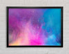 Colourful Dust Explosion Framed Wall Art