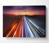 Electric lights on the highland Canvas Wall Art