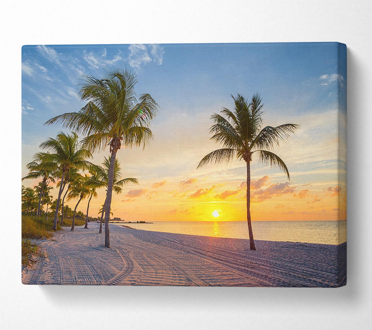 Sandy paradise heaven Canvas Wall Art