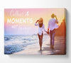 Collect moments not things Canvas Wall Art