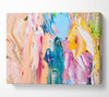 Paint heavy textures Canvas Wall Art