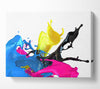 Funky colour splash Canvas Wall Art