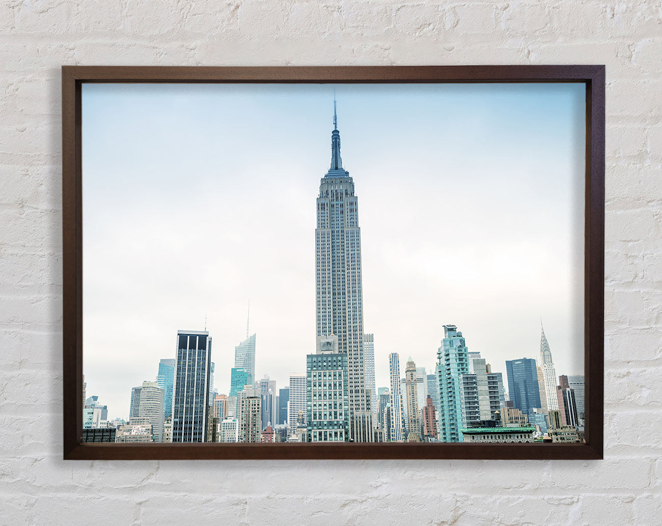 City in the distance Framed Wall Art