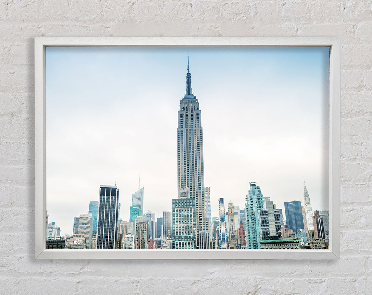 City in the distance Framed Wall Art