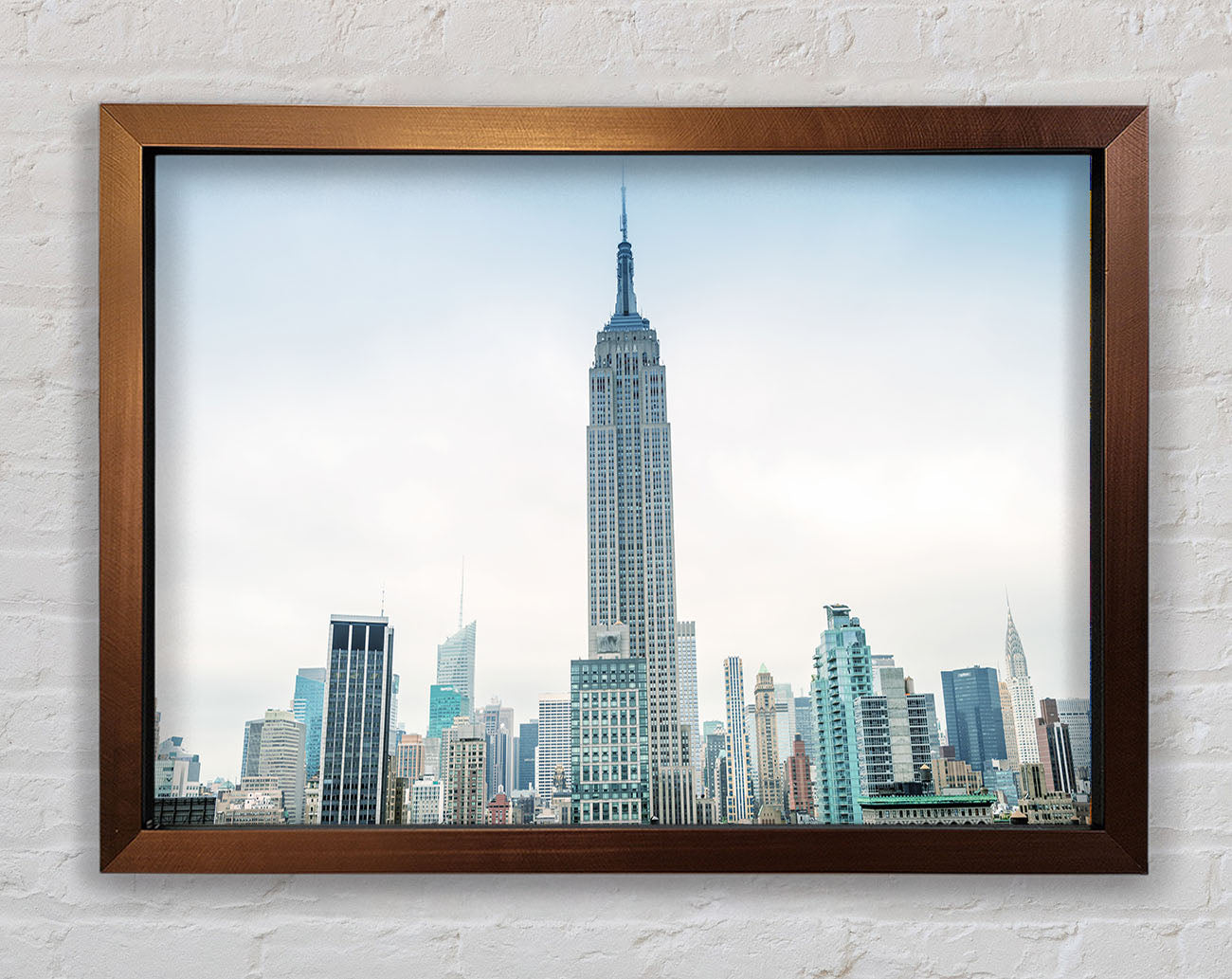 City in the distance Framed Wall Art