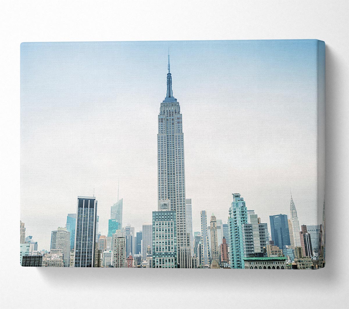 City in the distance Canvas Wall Art