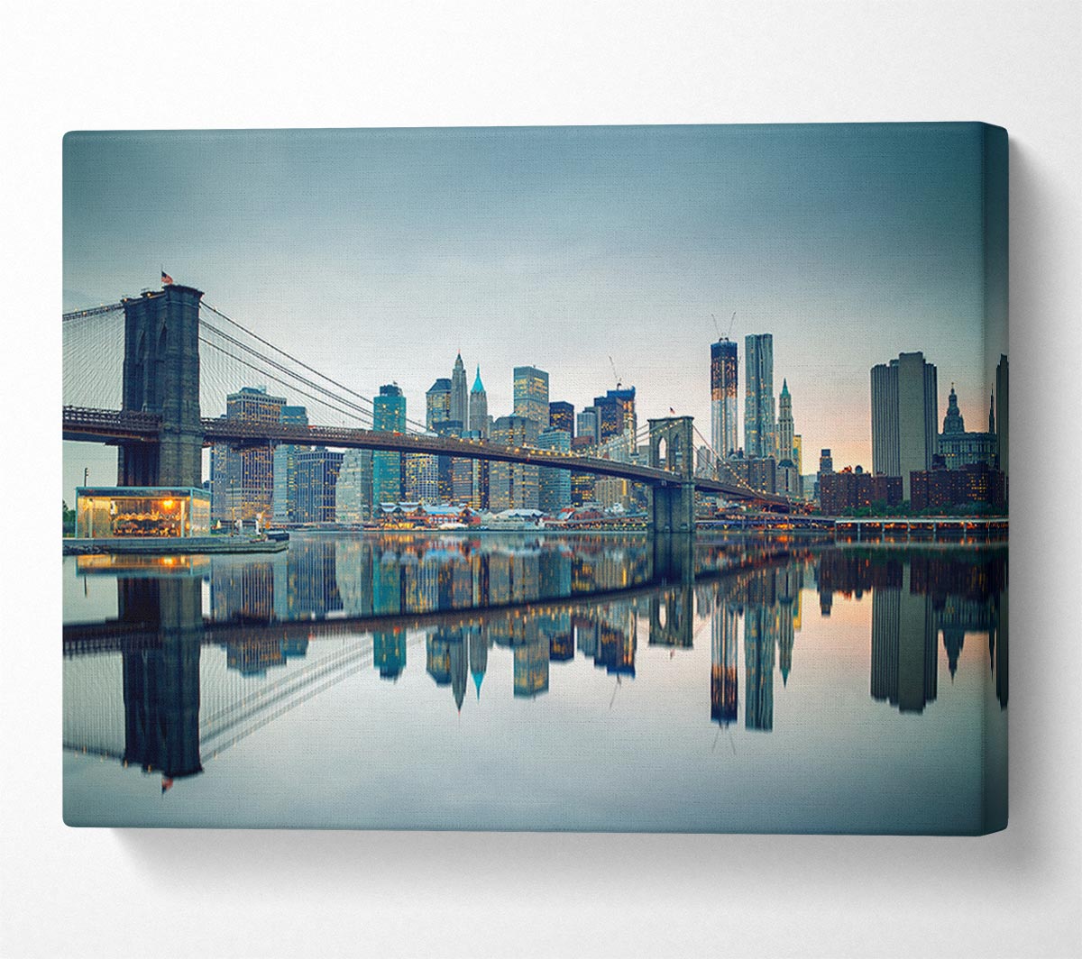 Reflections of New York Canvas Wall Art
