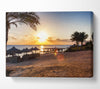Evening on the sands Canvas Wall Art