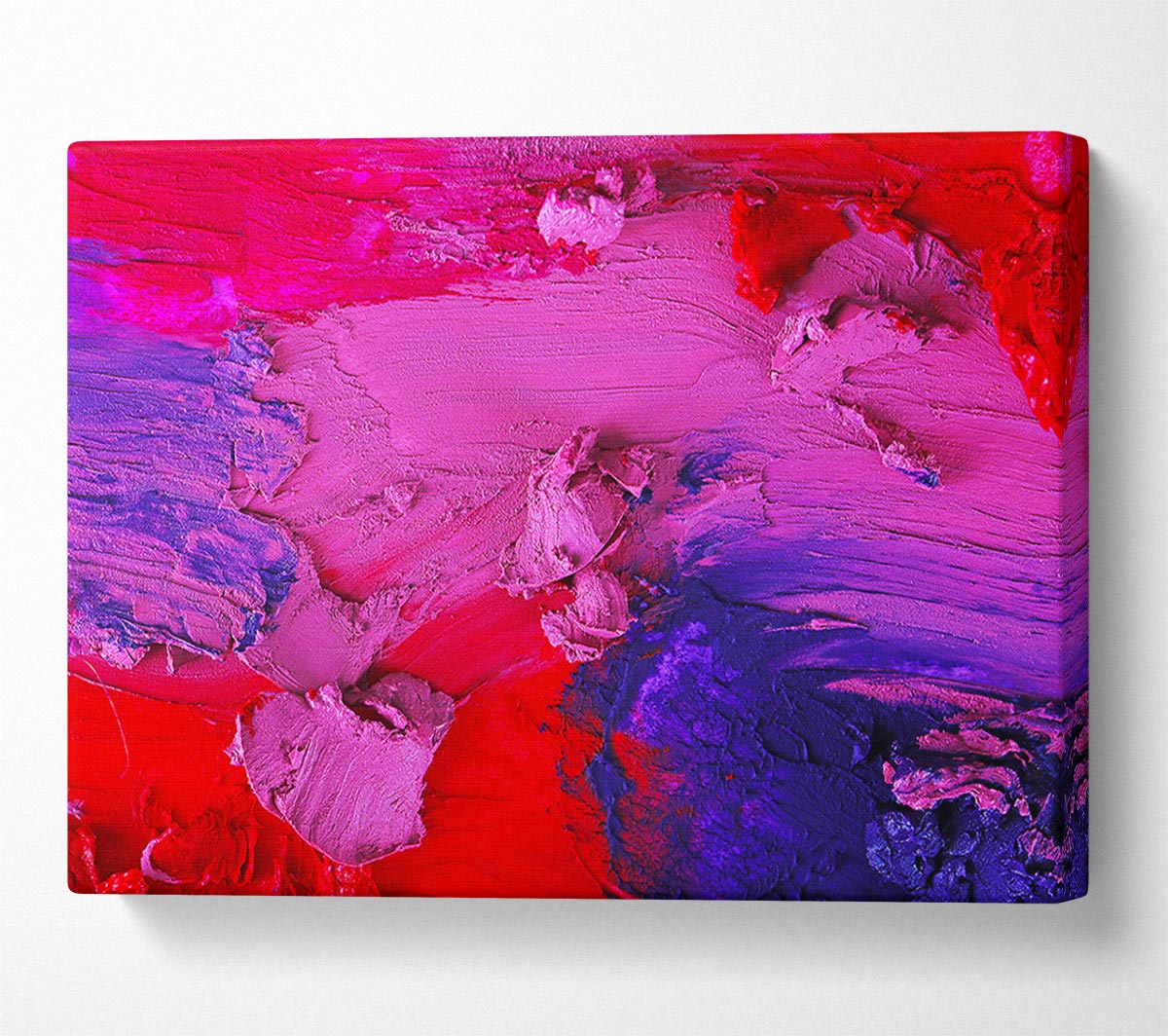 Dry coloured paste Canvas Wall Art
