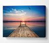 The seaview from the water bridge Canvas Wall Art
