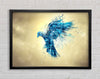 Blue bird illustrations flight Framed Wall Art