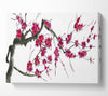 Cherry blossom illustration Canvas Wall Art