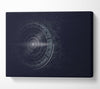 digital circles and lines Canvas Wall Art