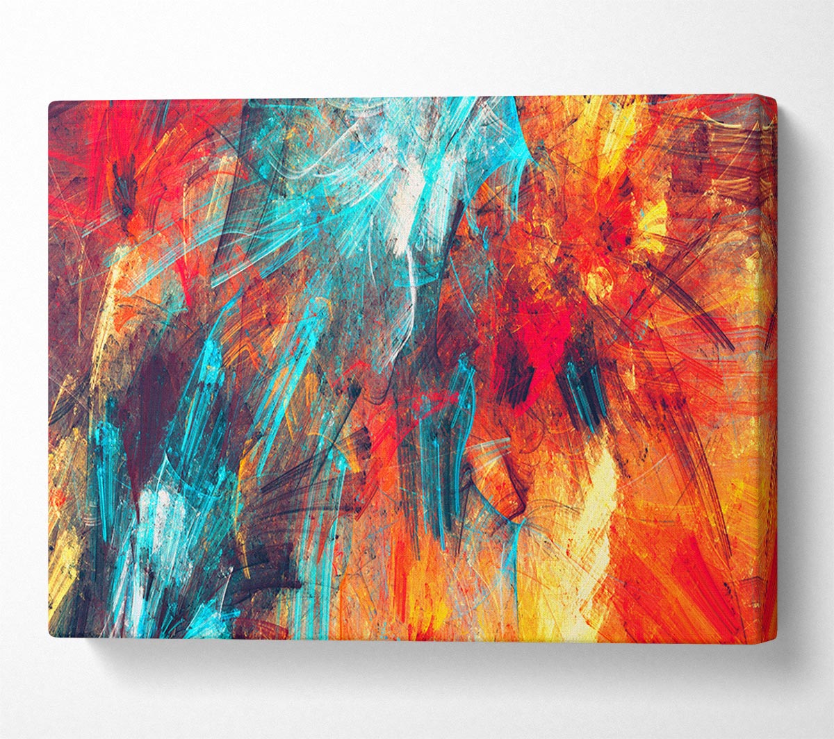 The gates of hell mess Canvas Wall Art
