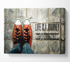 life is a journey not a destination Canvas Wall Art